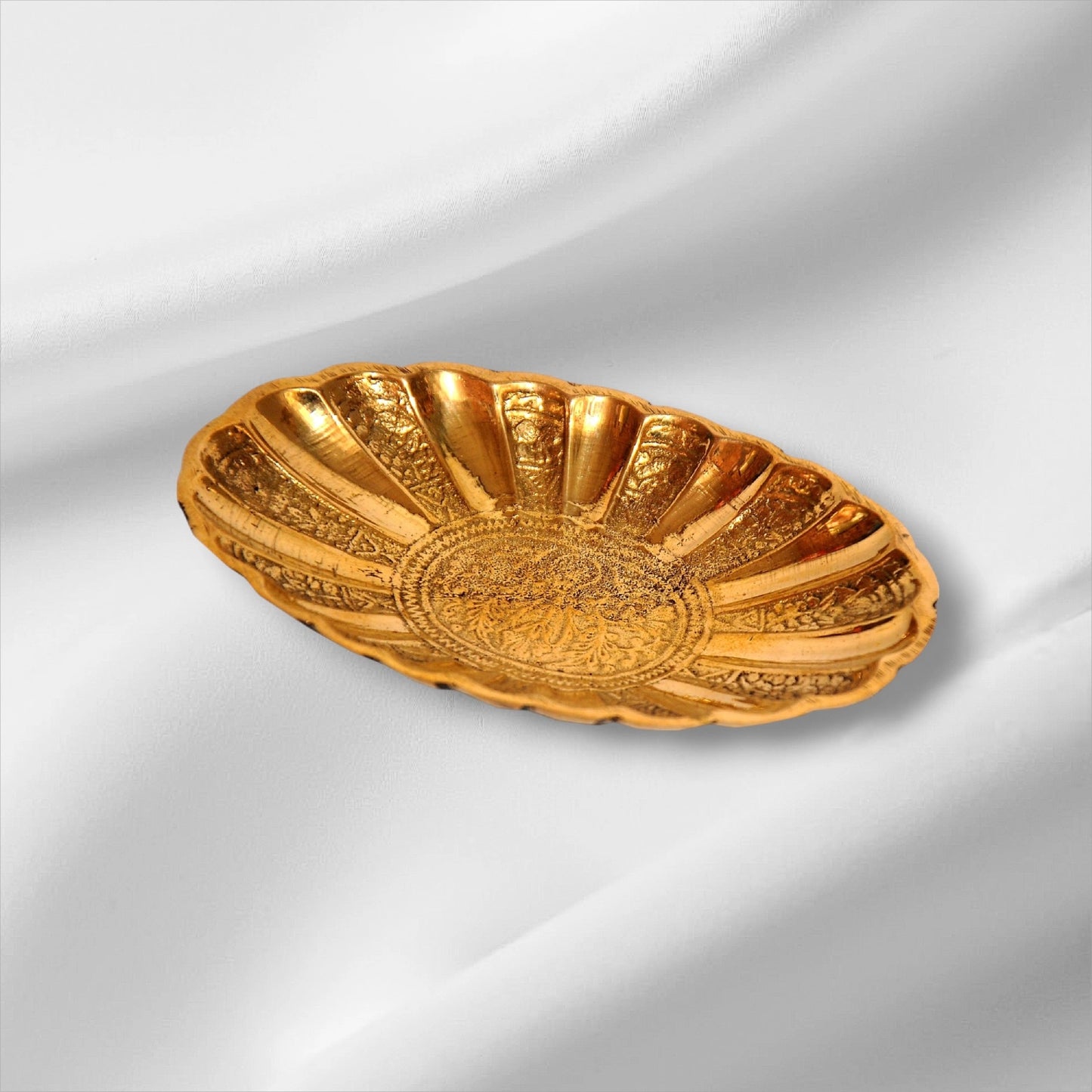 4-Inch Small Multipurpose Brass Tray