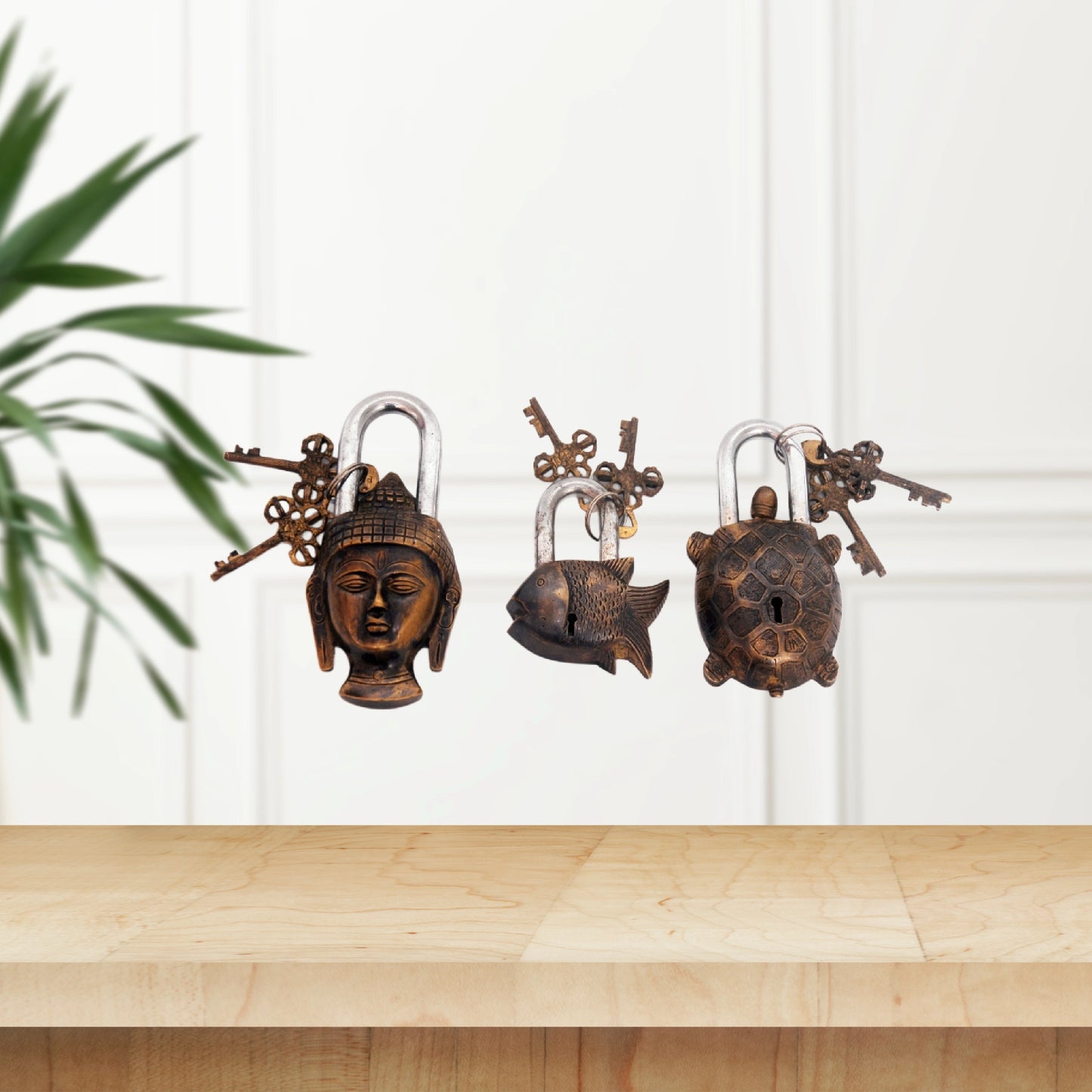 Handcrafted Antique Brass Lock