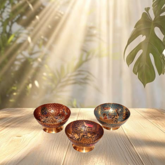 Brass Coloured Bowl – 4 Inches