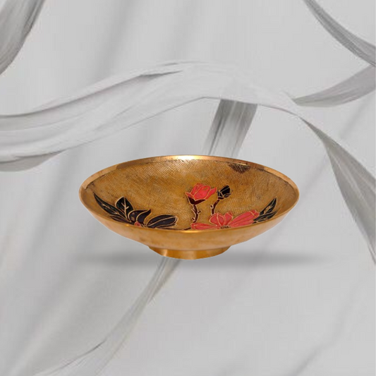 Brass Coloured Serving Bowl – 6 Inches