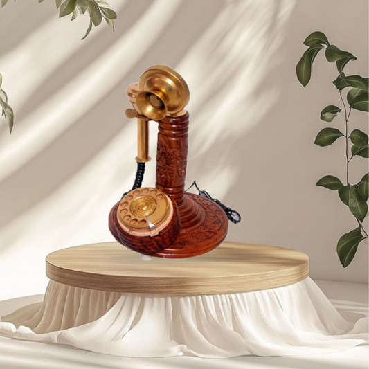 Wooden Antique Telephone