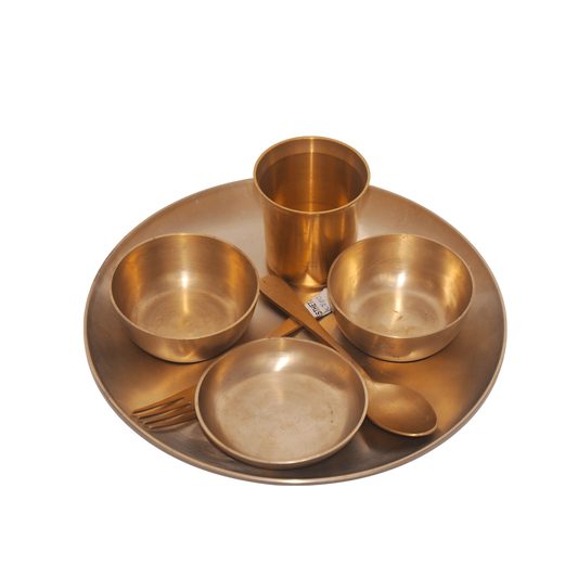 7-Piece Pure Kansa Dinner Set