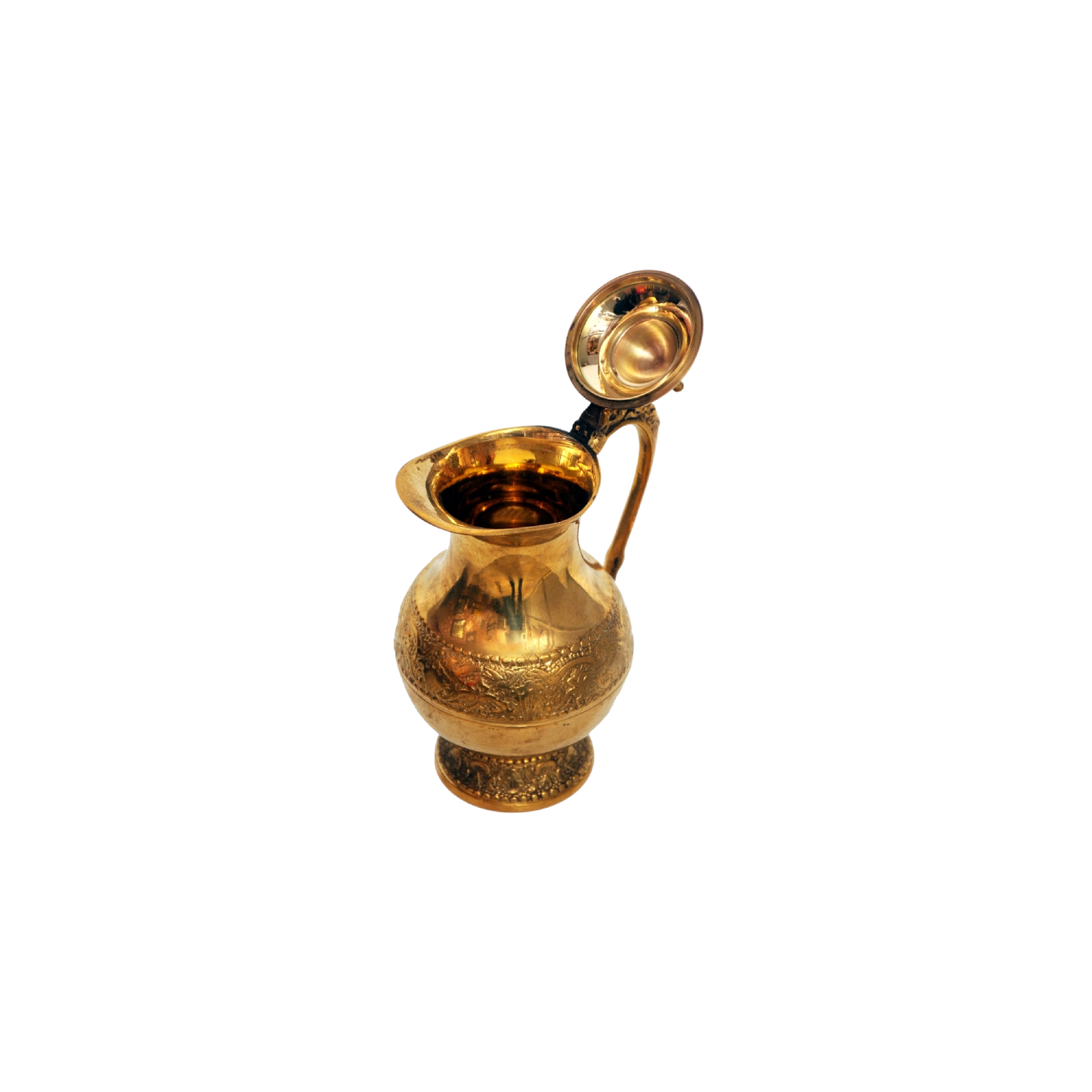 10-Inch Antique Brass Jug