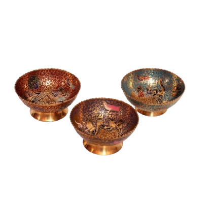 Brass Coloured Bowl – 4 Inches