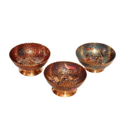 Brass Coloured Bowl – 4 Inches