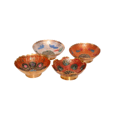 Brass Coloured Serving Bowl – 4 Inches