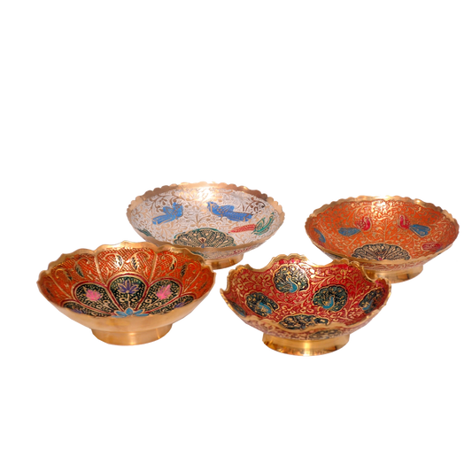 4-Inch Brass Serving Bowl (price for one piece)