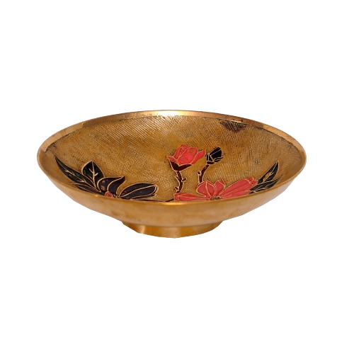 Brass Coloured Serving Bowl – 6 Inches