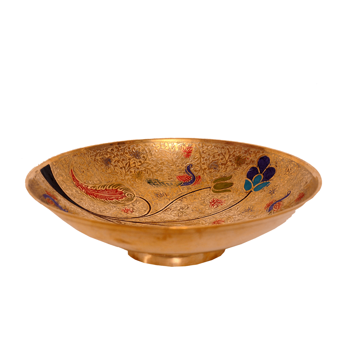 8-Inch Brass Serving Bowl