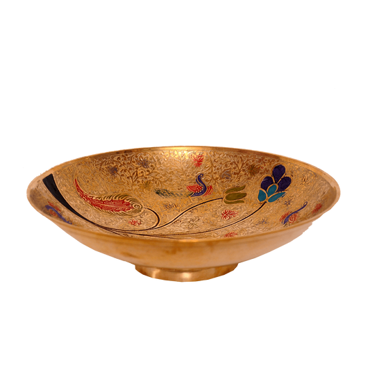8-Inch Brass Serving Bowl