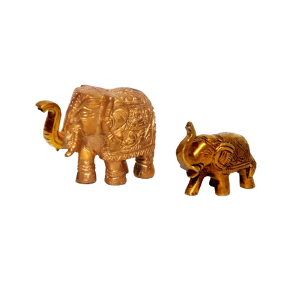 Brass Elephant – 4 Inches & 2 Inches High