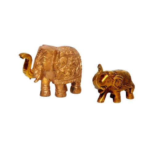 Brass Elephant – 4 Inches & 2 Inches High