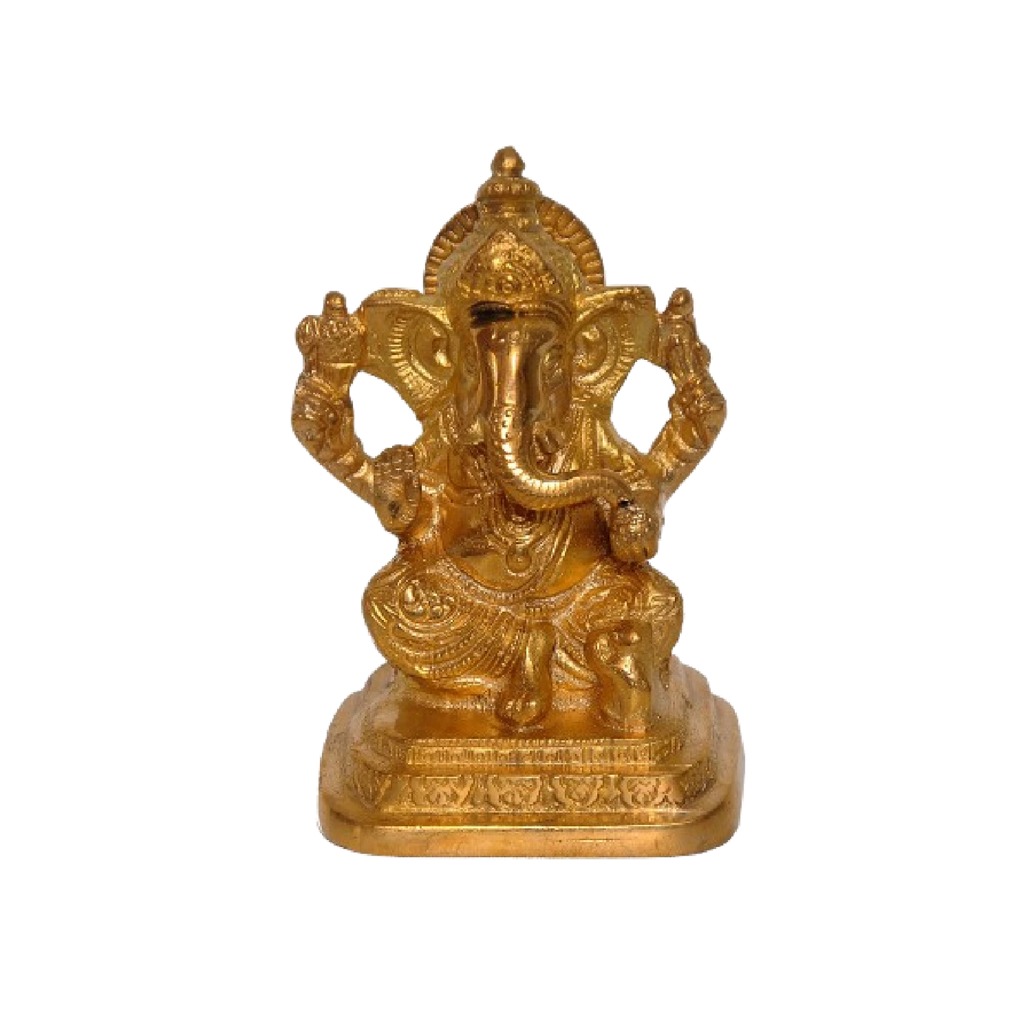 Brass ganesh idol 5 inches high Rs 2500