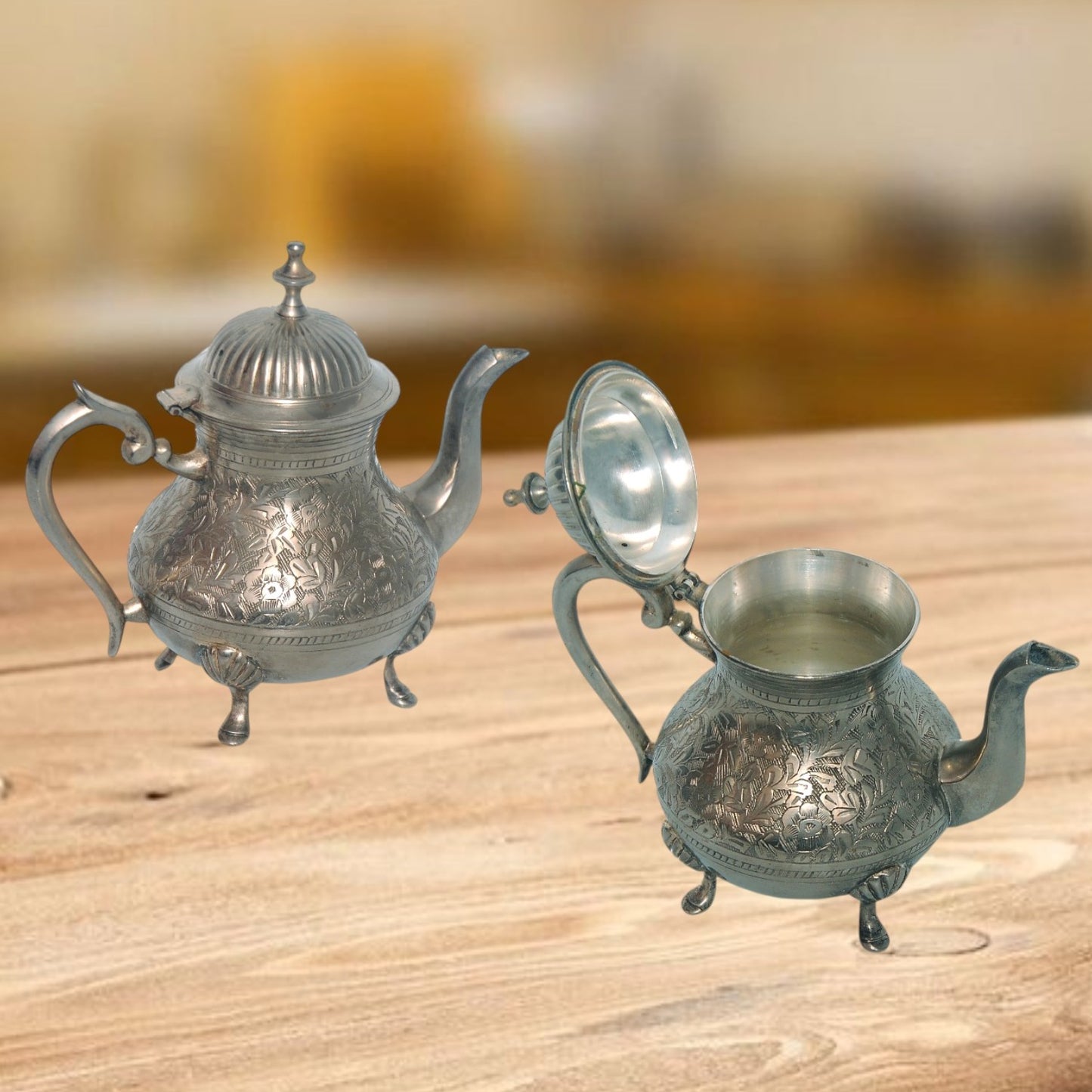 German Silver Kettle – 8 Inches x 6 Inches