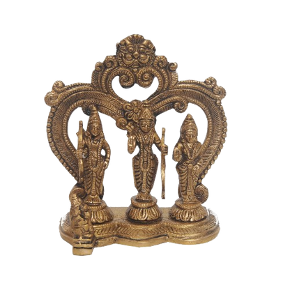 Ram Darbar Brass Idol – 4" x 6"