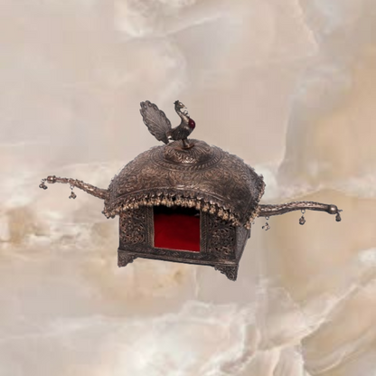 Silver Coated Brass Antique Doli – 16" x 6"