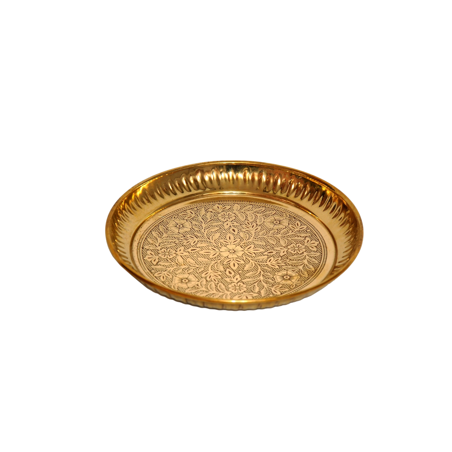 6-Inch Handcrafted Brass Plate