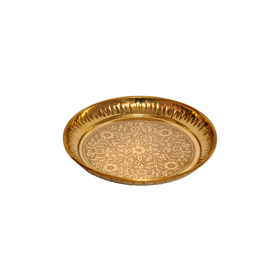 6-Inch Handcrafted Brass Plate