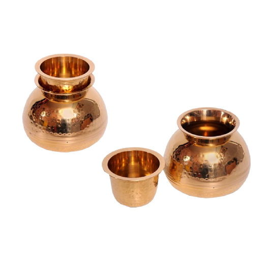 Brass Lota Bhanda – Approx. 1 Litre Capacity