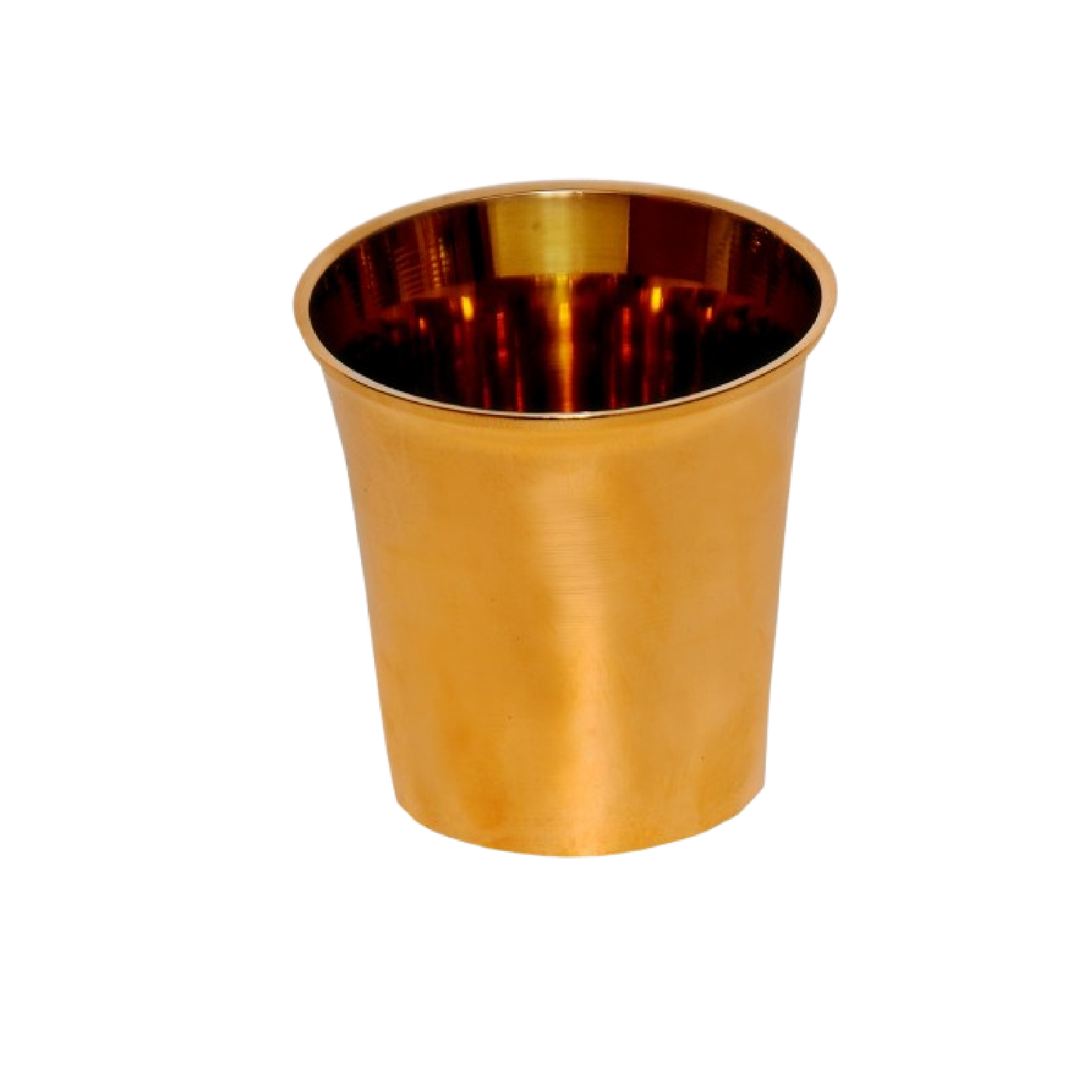 Brass Sleek Glass – 4 Inches