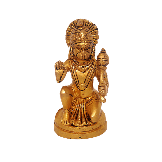 Hanuman Brass Idol – 5 Inches High