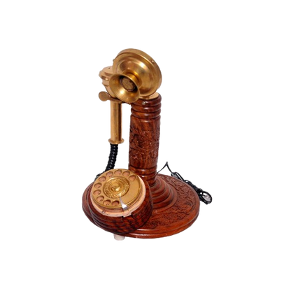 Wooden Antique Telephone