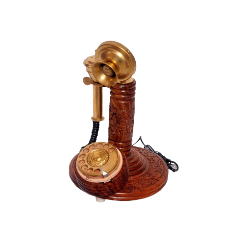 Wooden Antique Telephone